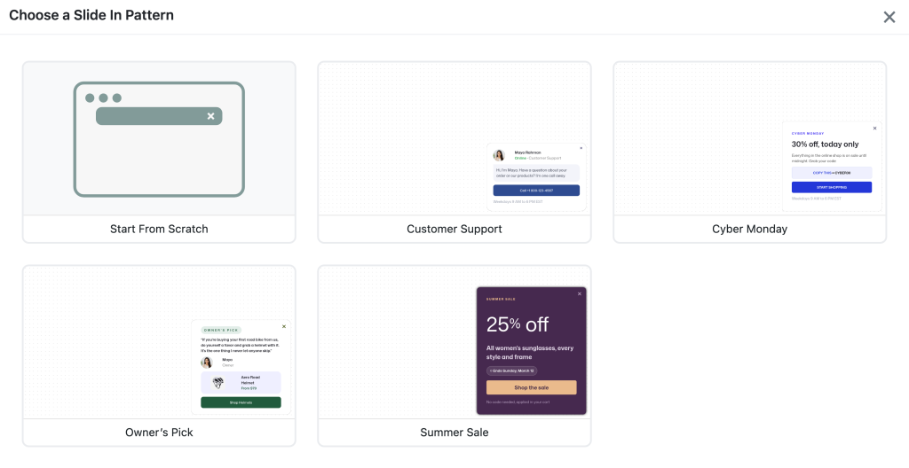Slide-in Patterns - ConvertForce